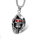 THE MEN THING Vampire Pendant with 24inch Chain, American Style - Chain & Pendant for Men Stainless Steel Pendant