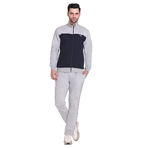 Men Winter Track Suit Cotton Fleece High