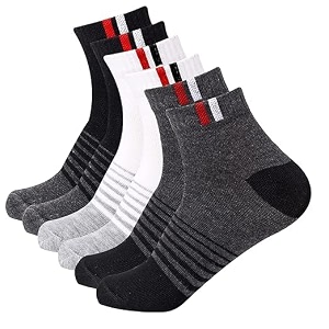 Men and Women Solid Ankle Length Socks