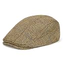 FEINION Men Wool Blend Flat Cap Tweed Newsboy Ivy Hat