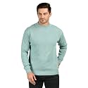 Men Woolen Round Neck Solid Striped Design