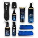 Menhood Down There Package 1.0 Pro Black Includes: Grooming Trimmer 1.0 Pro Black, Pre Trim Gel, Baller Spray, Ball Shower, Intimate Wash, Ball Preserver, and Ball Towels (Set of 2) Green Apple