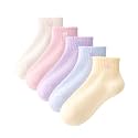 Cotton Socks for Woman | Summer Socks for Women | Women Ankle Length Socks, Soft & Stretchable, Pastel Cute COLOURS, Lightweight Anti-Odor Daily Wear Gym Sports Athletic Socks