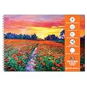 MENORAH - A3 Drawing Book - Sketch Pad | 140 GSM | (100 Pages/50 Sheets)| Metal Wire-O Bound Drawing Notebook | (29.7 X 42.0 Cm)- Blossom Valley Design