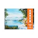 MENORAH - A3 Drawing Book - Sketch Pad | 140 GSM | (100 Pages/50 Sheets)| Metal Wire-O Bound Drawing Notebook | (29.7 X 42.0 Cm)- Blossom Valley Design