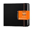 MENORAH - Sketch Book for Artist- Square- 180 GSM- Square Sketchbook- for Drawing- Hard Bound- 100 Pages/50 Sheets- (15.0 X 15.0 Cm)- Lavender