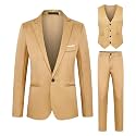 Mens 3-Piece Suit Shawl Lapel One Button Tuxedo Winter Slim Fit Dinner Jacket Formal Business Vest Pants Set