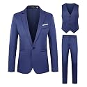 Mens 3-Piece Suit Shawl Lapel One Button Tuxedo Winter Slim Fit Dinner Jacket Formal Business Vest Pants Set