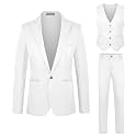 Mens 3-Piece Suit Shawl Lapel One Button Tuxedo Winter Slim Fit Dinner Jacket Formal Business Vest Pants Set