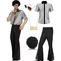Mens 70's Disco Outfit Retro 70s Mens Costume for Adults Perfect 70's Theme Clothes for Parties