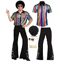 Mens 70's Disco Outfit Retro 70s Mens Costume for Adults Perfect 70's Theme Clothes for Parties