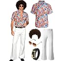 Mens 70's Disco Outfit Retro 70s Mens Costume for Adults Perfect 70's Theme Clothes for Parties