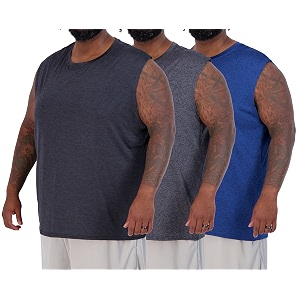 Mens Big and Tall Active Dry Fit