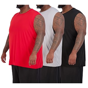 Mens Big and Tall Active Dry Fit