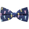 Mens Bow Tie Handmade Pre-Tied Fun Pattern Bow Ties for Men