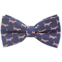 Mens Bow Tie Handmade Pre-Tied Fun Pattern Bow Ties for Men
