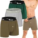 Mens Boxer Shorts Loose Fit Underwear Sleep