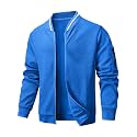 Wizoat Mens Casual Jacket Lightweight Varsity Bomber Jacket With Zipper