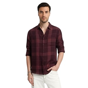 Mens Casual N Formal Single Pocket Check