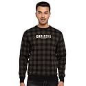 Mens Checkered Round Neck Sweatshirt