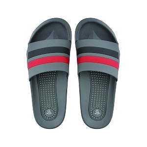 mens Cl-f-m-202 grey Red Black Slipper