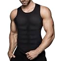 Mens Compression Shirt Slimming Body Shaper Vest Workout Tank Tops Abdomen