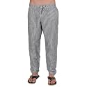 Mens Cotton Linen Striped Plus Size Pyjama