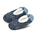 Men Fuzzy Slipper Socks Non-Slip Grippers Soft Sole House Slippers