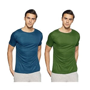 Mens Dri-Fit Round Neck T-Shirt for Gym