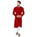 Mens Fancy Cross PARTTEN Kurta Pyjama Set