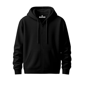 Mens Full Zip Hooded Sweatshirt - Premium