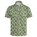 Mens Funny Golf Polo Shirts Short Sleeve Quick Dry Polo Shirts