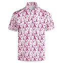 Mens Funny Golf Polo Shirts Short Sleeve Quick Dry Polo Shirts