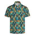 Mens Funny Golf Polo Shirts Short Sleeve Quick Dry Polo Shirts