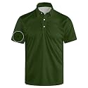 Mens Funny Golf Polo Shirts Short Sleeve Quick Dry Polo Shirts