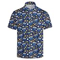 Mens Funny Golf Polo Shirts Short Sleeve Quick Dry Polo Shirts