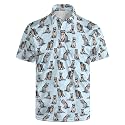 Mens Funny Golf Polo Shirts Short Sleeve Quick Dry Polo Shirts