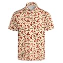 Mens Funny Golf Polo Shirts Short Sleeve Quick Dry Polo Shirts