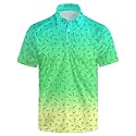 Mens Funny Golf Polo Shirts Short Sleeve Quick Dry Polo Shirts