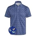 Mens Funny Golf Polo Shirts Short Sleeve Quick Dry Polo Shirts