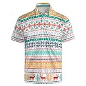 Mens Funny Golf Polo Shirts Short Sleeve Quick Dry Polo Shirts