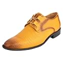 Mens Genuine Leather Classic Tread Design Lace Up Oxford Dress Shoes
