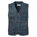 Mens Gilet Waistcoat Safari Multi Pocket Fishing