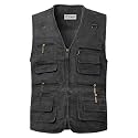 Mens Gilet Waistcoat Safari Multi Pocket Fishing