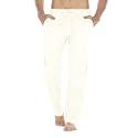 Mens Loose Fit Linen Pants Casual Lightweight