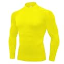 Mens Mock Turtleneck Compression Long Sleeve Shirts Workout Base Layer Tops