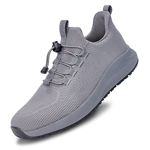 Mens Non Slip Work Shoes Slip On