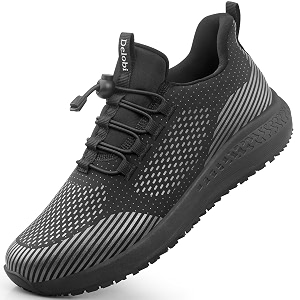 Mens Non Slip Work Shoes Slip On