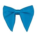 Mens Oversized Satin Silk Bow Tie Solid Color Formal Tuxedo Big Bowtie