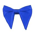 Mens Oversized Satin Silk Bow Tie Solid Color Formal Tuxedo Big Bowtie